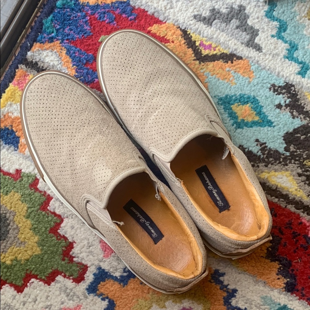 Tommy Bahama Kona suede slip on 10.5